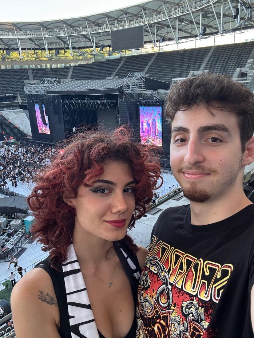 Konserde unutulmaz bir kare